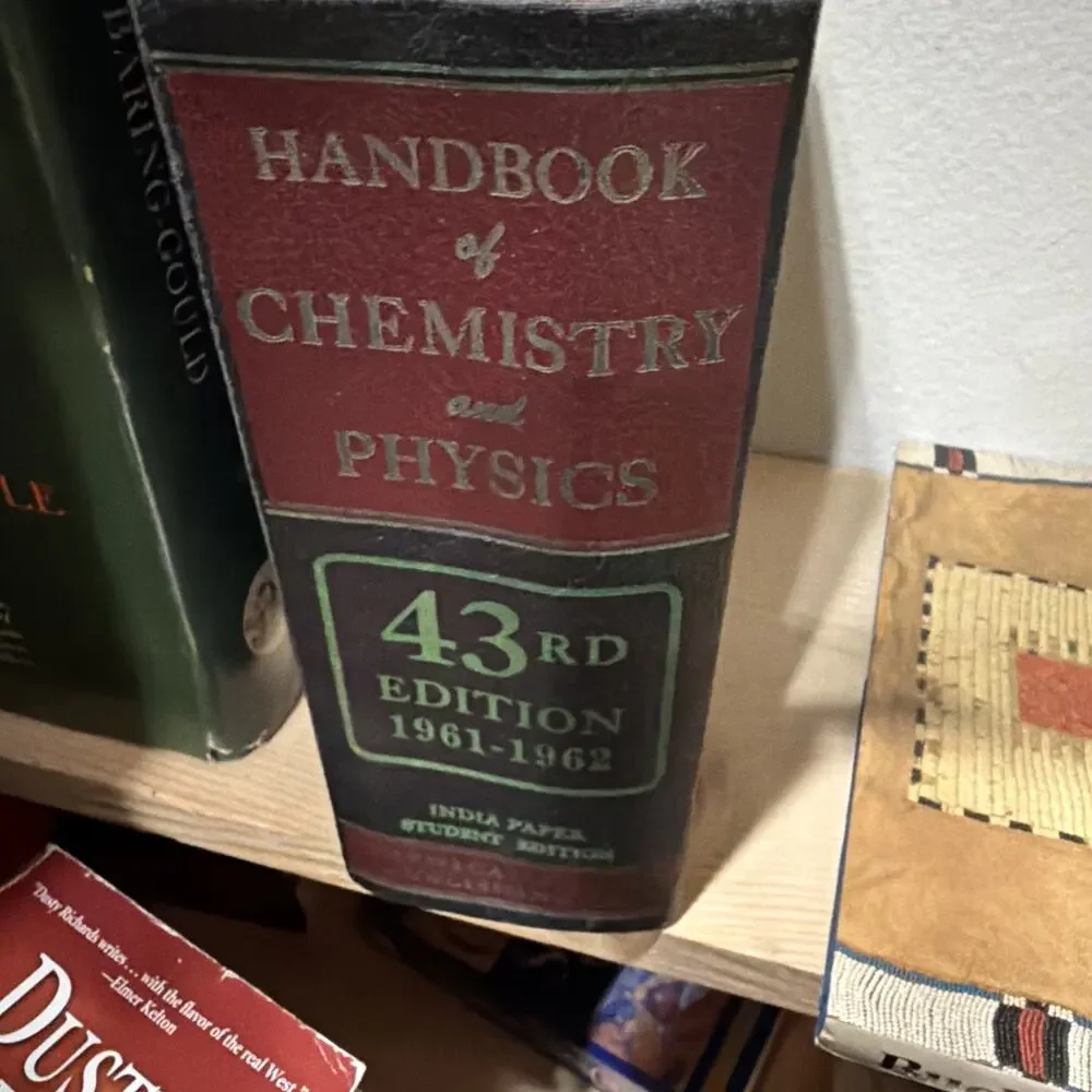 Vintage Handbook of Chemistry‎ and Physics Forty Third Edition 1961 Hardcover